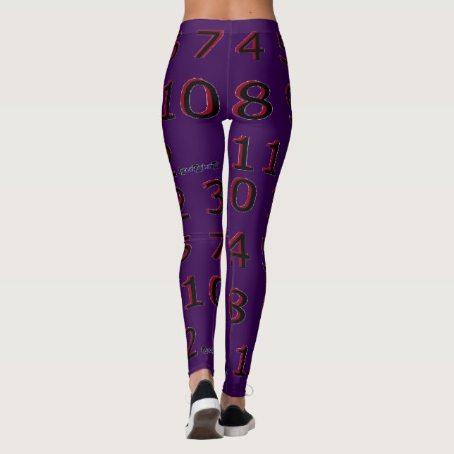 Leggings Tabla de Ojo de Número  (Reverso)