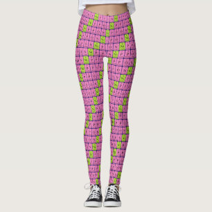 Leggings Tabla periódica Nippon leggencias patrióticas 7