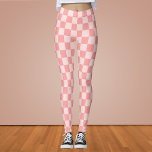 Leggings Tablero de cheques rosa<br><div class="desc">Tablero de cheques rosa</div>