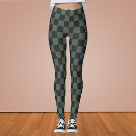 Leggings Tablero verde oscuro