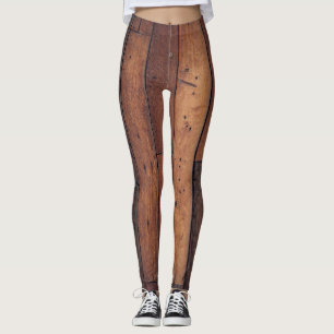 Leggings tableros de madera