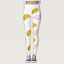 Leggings Taco patrón en