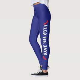 Leggings Tacon de aguja personalizado azul marino