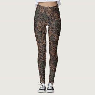 Leggings Talla de baño de almohada de lanzamiento de camufl
