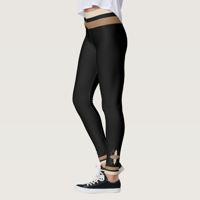 Leggings Tan en negro (Izquierda)