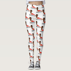 Leggings Tanette Brunette Mermaid Thunder_Cove