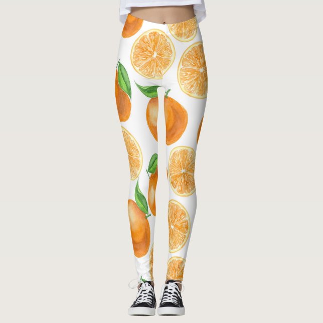 Leggings Tangerinas acuáticas (Anverso)