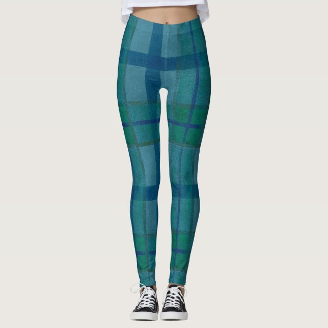 Leggings Tannenbaum Plaid  (Anverso)