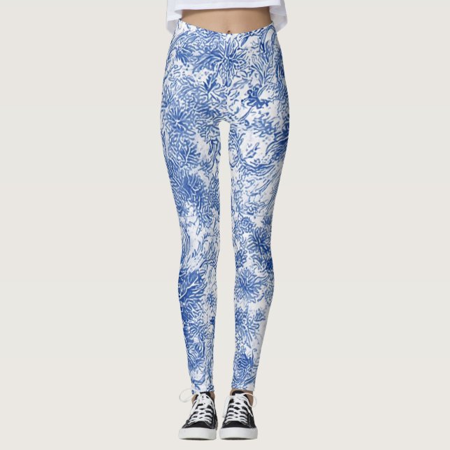 Leggings Tapiz floral Delft - Piernas (Anverso)