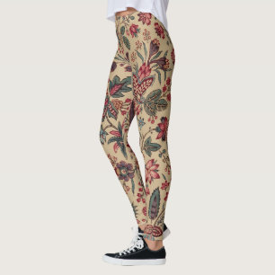 Leggings Tapiz floral Neoblework Flor Art