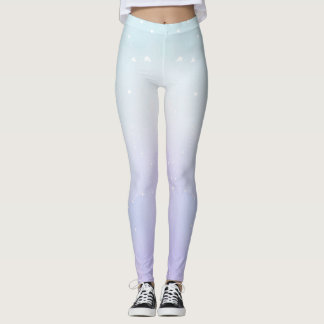 Leggings Tapón de color turquesa de color turquesa moderno