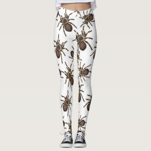 Leggings Tarantula en blanco