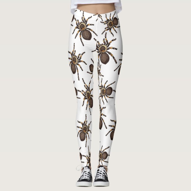 Leggings Tarantula en blanco (Anverso)