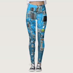 Leggings Tarjeta de circuito azul PCB del conjunto del circ