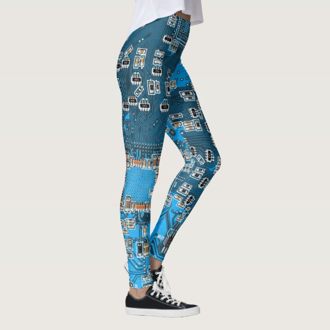 Leggings Tarjeta de circuito azul PCB del conjunto del circ (Derecha)