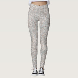 Leggings Tarjeta del día de San Valentín en moreno del