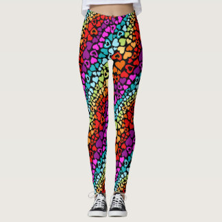 Leggings Tarjeta del día de San Valentín que fluye