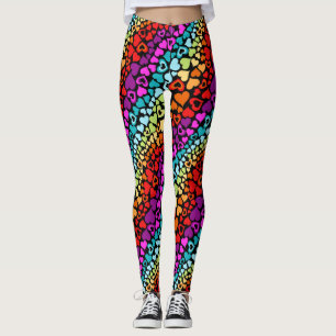 Leggings Tarjeta del día de San Valentín que fluye