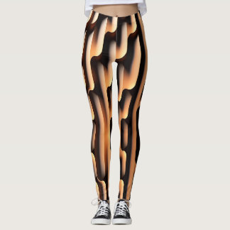 Leggings Tarjeta paramétrica 3D Patrón moderno