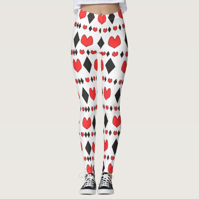 Leggings Tarjetas de juego de póquer (Anverso)