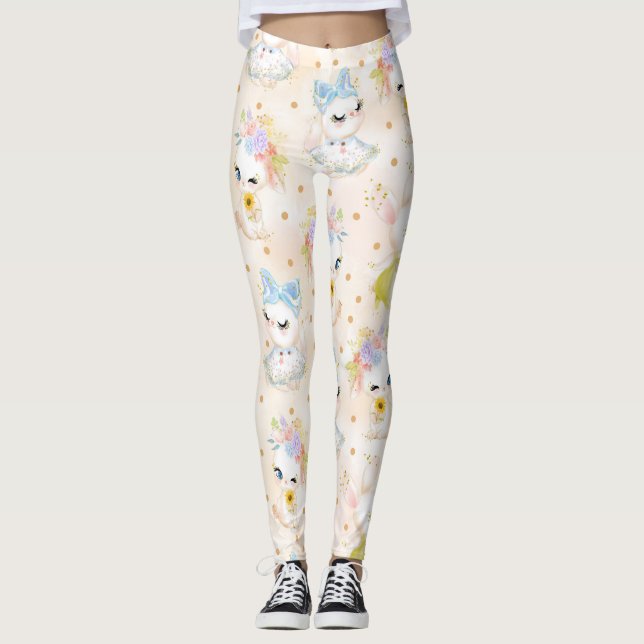 Leggings Tarjetas de Pascua (Anverso)
