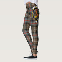 Tartan Crest desgastado del Clan Sutherland de Sco