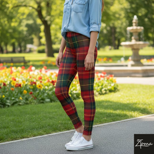 Leggings Tartan de Fiesta Vibrante (Subido por el creador)
