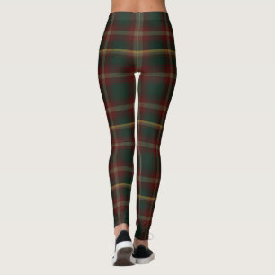 Leggings Tartan de hoja de arce,