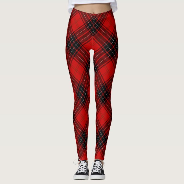 Leggings Tartán de mujeres de raza negra (Anverso)