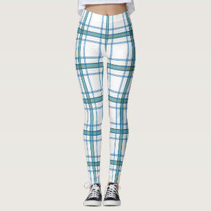 Leggings Tartan en turquesa