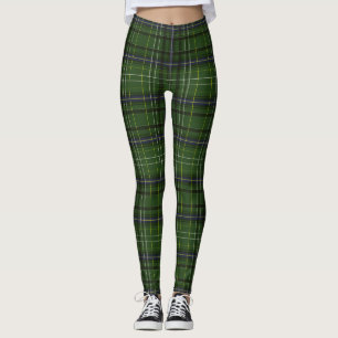 Leggings Tartán en verde