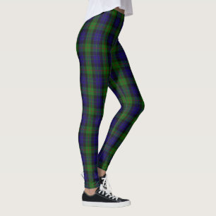 Leggings Tartán escocés de Gunn del clan