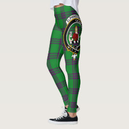 Leggings Tartán Escudo de caza de elphinstone clan escocés