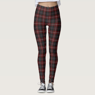 Leggings Tartán mudo rojo de Fraser