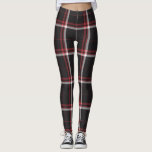 Leggings Tartán patrón revestido rojo negro rayado blanco<br><div class="desc">Tartán Patrón revestido Rojo Negro Leyenda rayada // ¿Buscando elementos coincidentes? Otra papelería del set disponible en la sección ‘colecciones’ de mi tienda. // ¿Necesita ayuda para personalizar su diseño? ¿Tienes otras ideas? No dude en ponerse en contacto conmigo (Zoe) directamente a través del botón de contacto de abajo.</div>