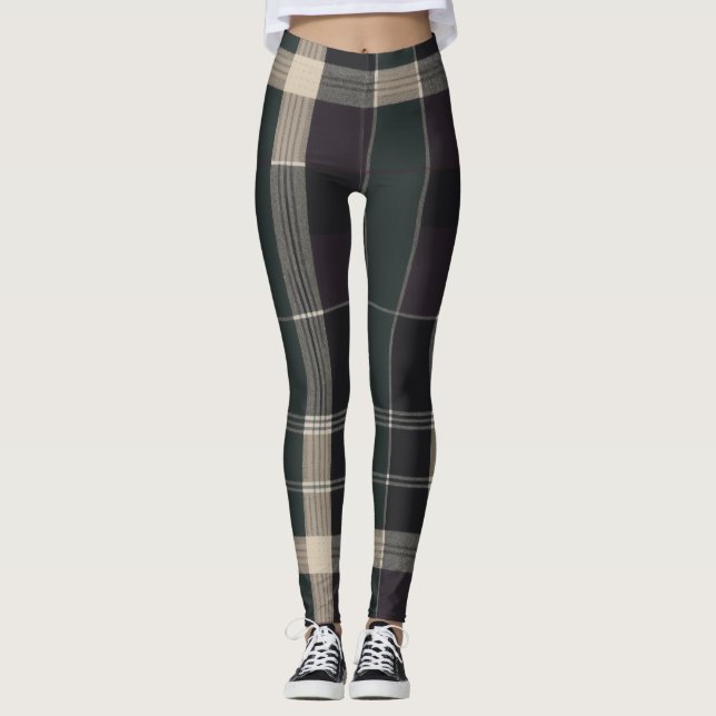 Leggings Tartán sofisticado (Anverso)