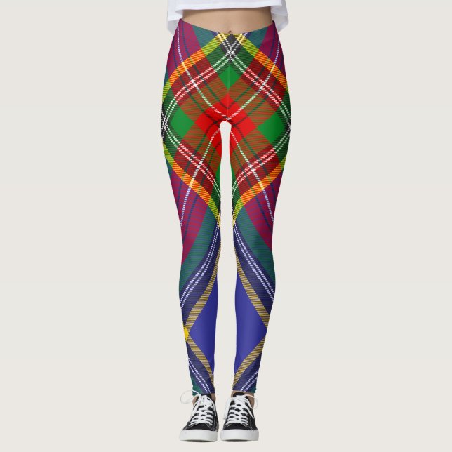 Leggings Tartan tradicional de las Highlands del clan Macbe (Anverso)