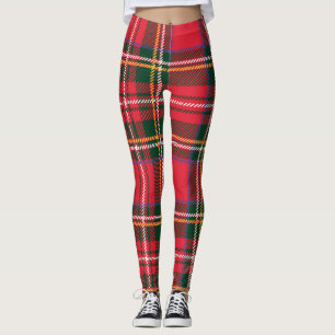 Leggings Tartán Tradicional Tartán Plantado Papel de escrit