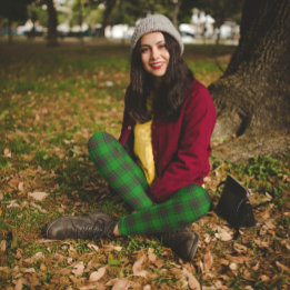 Leggings Tartan Verde Rojo Del Duque De Fife