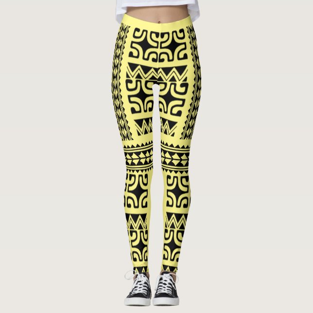 LEGGINGS Tatouage tribal (Anverso)