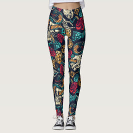 Leggings Tatuaje de vintage