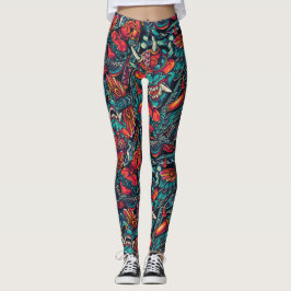 Leggings Tatuaje de vintage