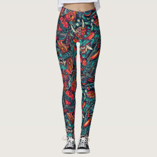 Leggings Tatuaje de vintage