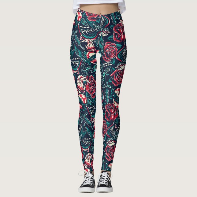 Leggings Tatuaje vintage (Anverso)
