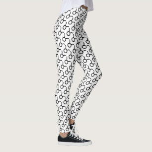 Leggings Taurus Zodiac Symbol Standard por Kenneth Yoncich