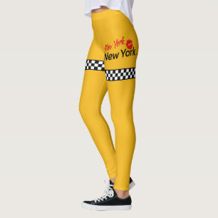 Leggings Taxi Nueva York y Red Kiss