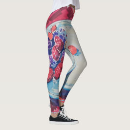 Leggings Tazón de Frutas Rojas