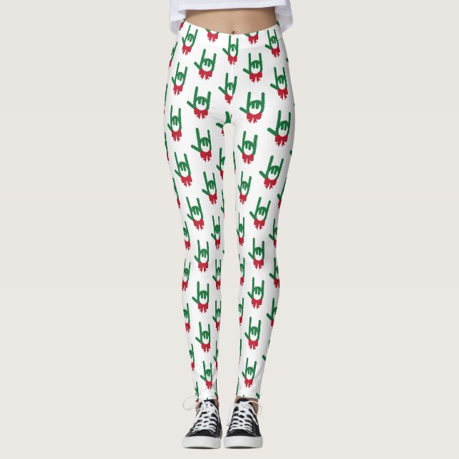 Leggings Te Amo Wreath Navidades (Anverso)
