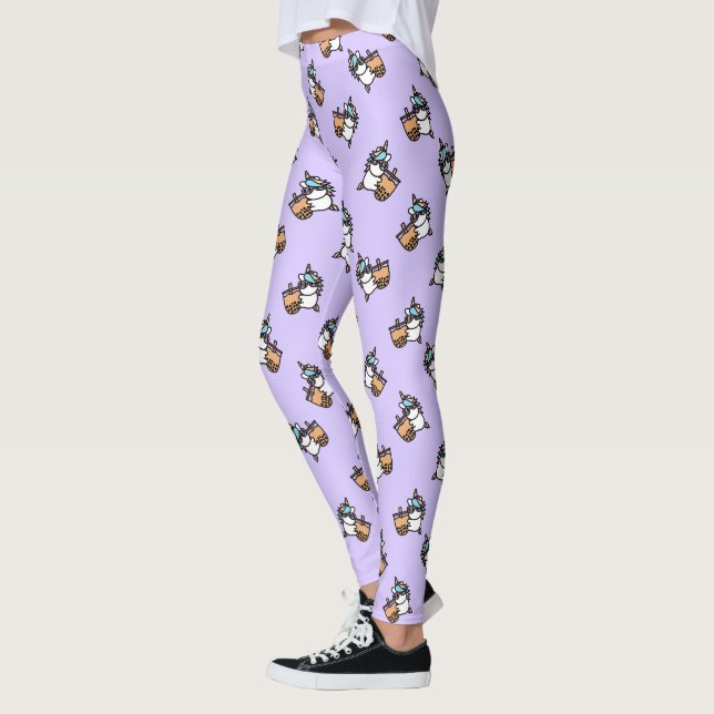 Leggings Té de burbuja y unicornio (Izquierda)