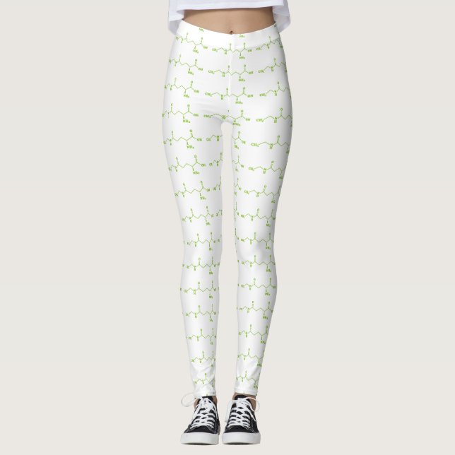 Leggings Tea Theanine Molecular Chemical Formula (Anverso)
